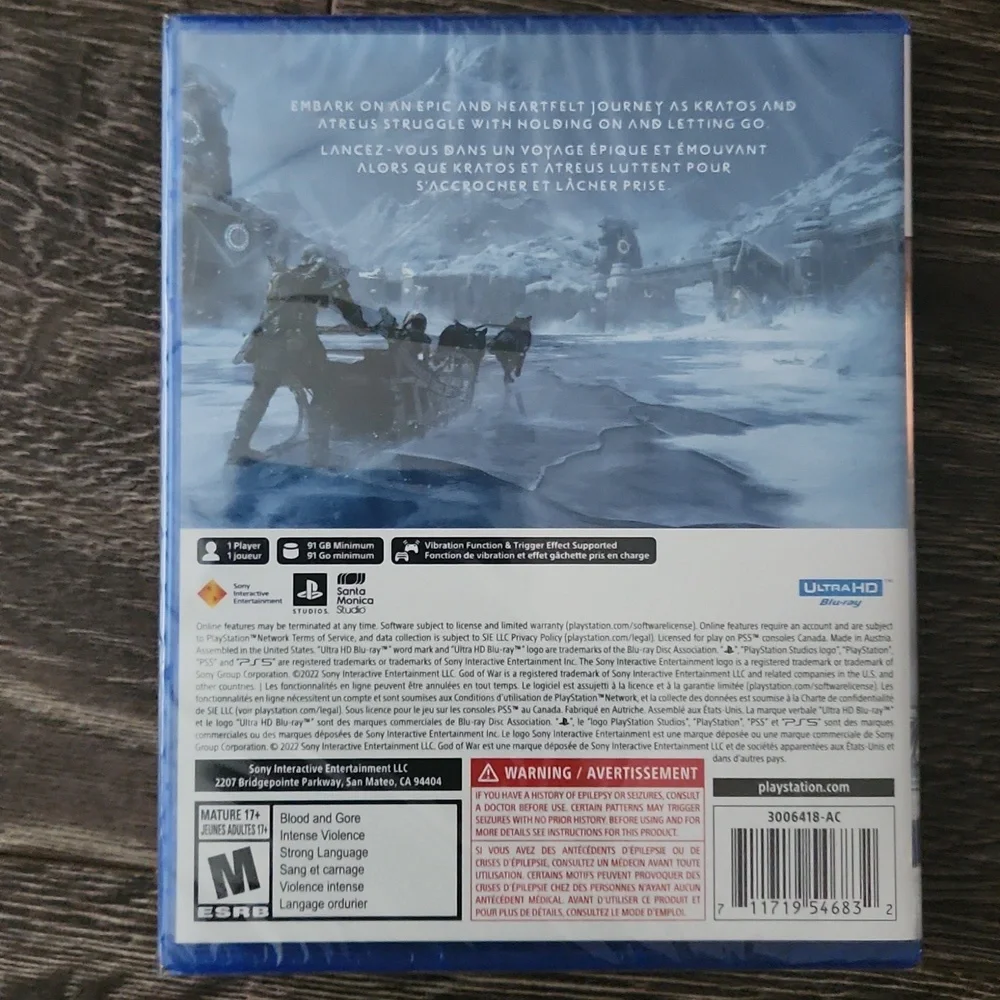 Sony PlayStation 5 God of War Ragnarök BRAND NEW SEALED - Picture 2 of 4